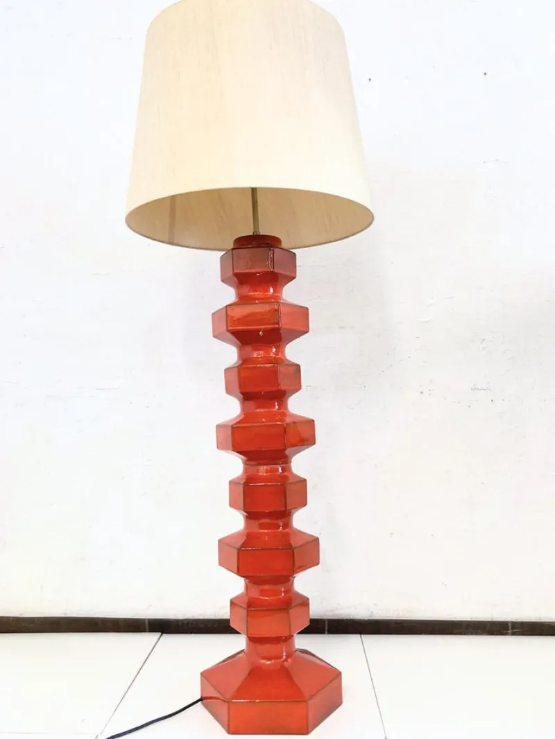 Pamono Pop Art Space Age Ceramic Floor Lamp, 1970s> Floor Lamps