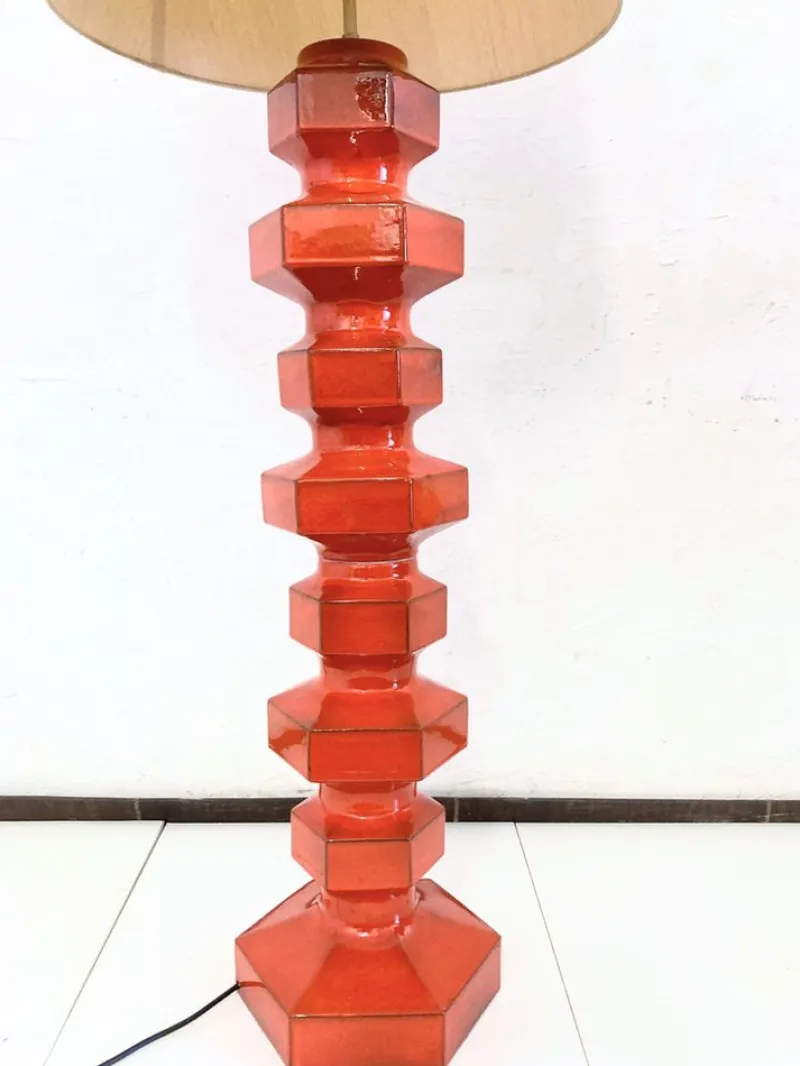 Pamono Pop Art Space Age Ceramic Floor Lamp, 1970s> Floor Lamps