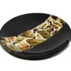 Pamono Pope T30 Black Murano Glass Plate by Stefano Birello for VeVe Glass> Decorative Plates