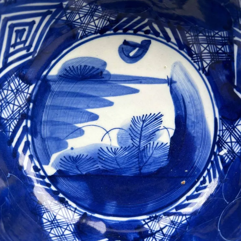 Hot Pamono Porcelain Arita Bowl, Japan, 1890s