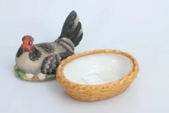 Best Pamono Porcelain Chicken Dish, 1890s