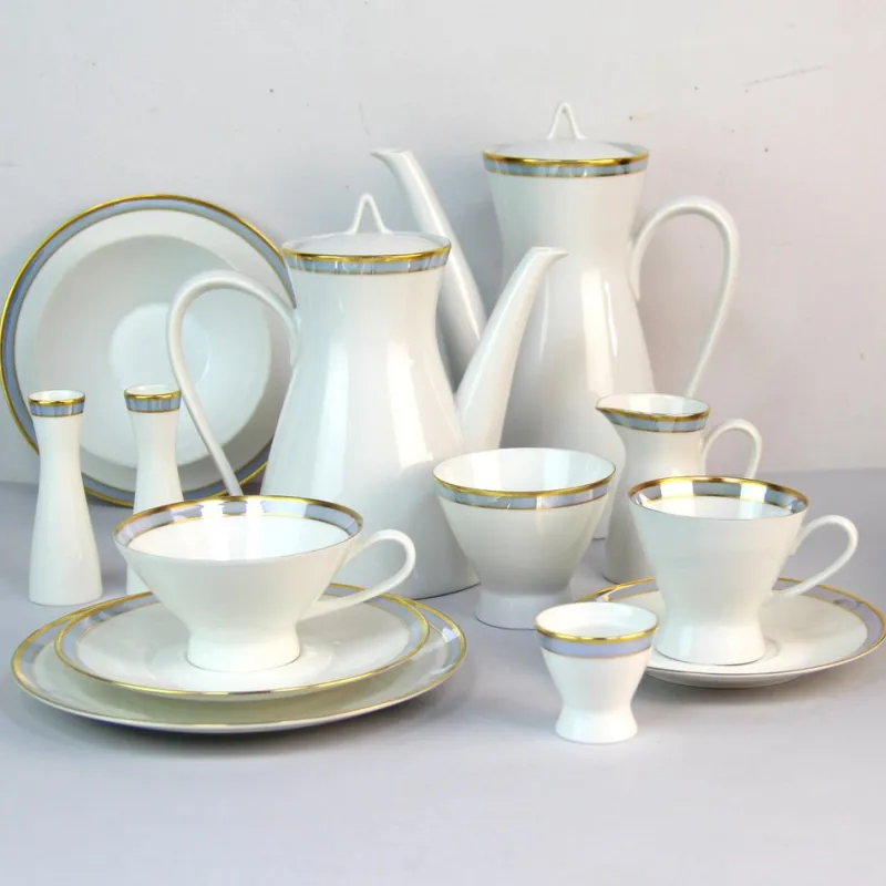 Pamono Porcelain Coffee Service from Rosenthal, 1950s, Set of 43> Coffee & Tea Service