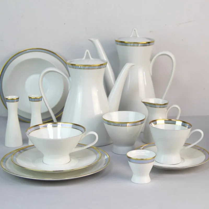 Pamono Porcelain Coffee Service from Rosenthal, 1950s, Set of 43> Coffee & Tea Service