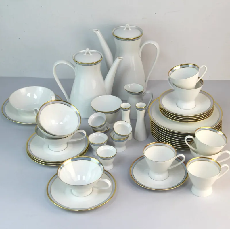 Pamono Porcelain Coffee Service from Rosenthal, 1950s, Set of 43> Coffee & Tea Service