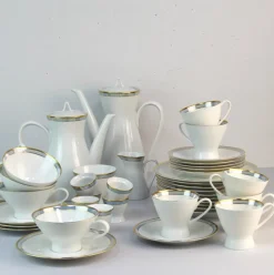 Pamono Porcelain Coffee Service from Rosenthal, 1950s, Set of 43><noscript><img width=