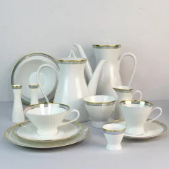 Pamono Porcelain Coffee Service from Rosenthal, 1950s, Set of 43><noscript><img width=