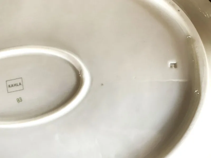 Pamono Porcelain Dinner Service for 10 from Kahla, 1950s, Set of 39> Dinner Plates & Bowls