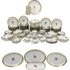 Pamono Porcelain Dinner Service from Royal Copenhagen, Denmark, 1961, Set of 110> Dinner Plates & Bowls