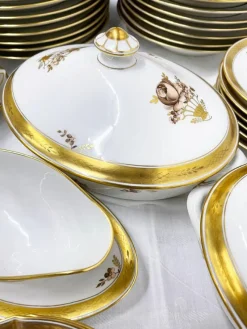 Pamono Porcelain Dinner Service from Royal Copenhagen, Denmark, 1961, Set of 110><noscript><img width=