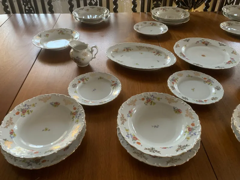 Discount Pamono Porcelain Dinner Set from Kahla, 1950s, Set of 39