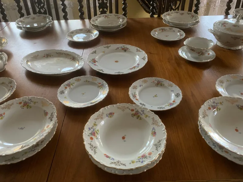 Discount Pamono Porcelain Dinner Set from Kahla, 1950s, Set of 39