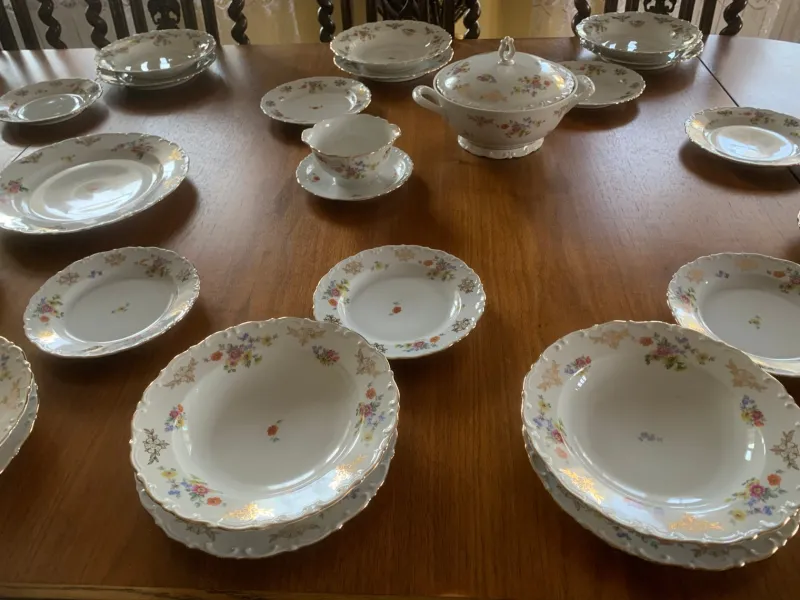 Discount Pamono Porcelain Dinner Set from Kahla, 1950s, Set of 39