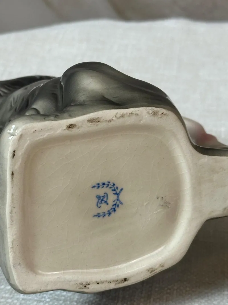 Online Pamono Porcelain Dog Teapot, 1950s