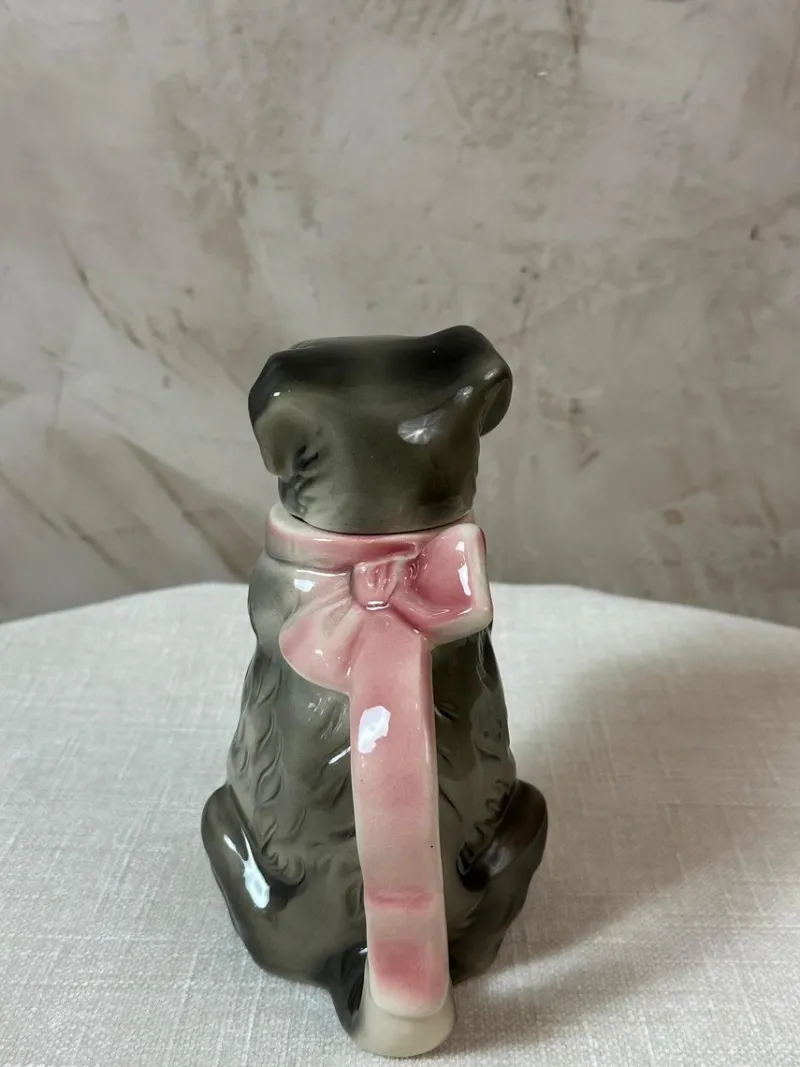 Online Pamono Porcelain Dog Teapot, 1950s