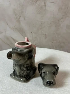 Online Pamono Porcelain Dog Teapot, 1950s