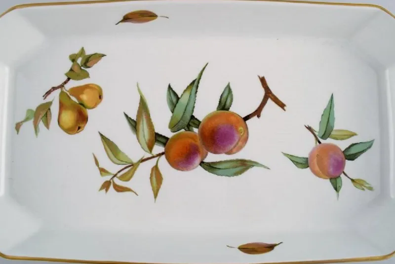 Best Pamono Porcelain Evesham Serving Dishes from Royal Worcester, England, 1960s, Set of 2