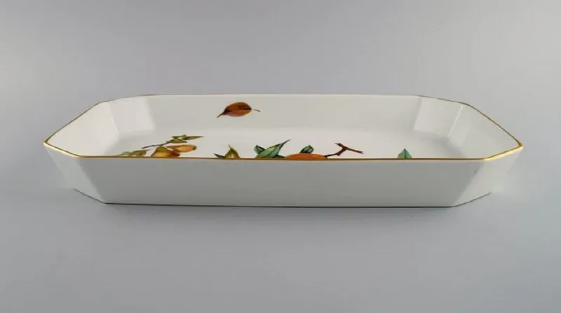 Best Pamono Porcelain Evesham Serving Dishes from Royal Worcester, England, 1960s, Set of 2