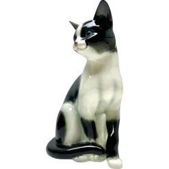 Pamono Porcelain Figurine Depicting Cat, 1960s> Fireplaces And Mantels