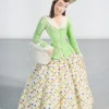 Pamono Porcelain Figurine of Lady from Keramos, Turin, Italy, 1900s> Vases