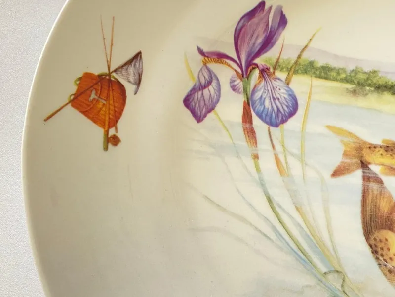 Clearance Pamono Porcelain Fish Dish from Limoges, France, 1960s