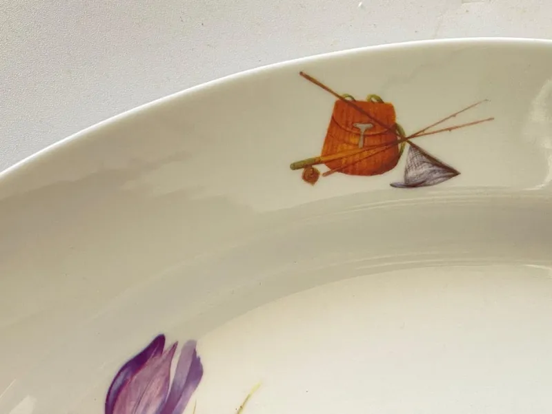 Clearance Pamono Porcelain Fish Dish from Limoges, France, 1960s