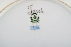 Pamono Porcelain Fish Plates with Hand-Painted Fish Motifs from Royal Copenhagen, Set of 10><noscript><img width=
