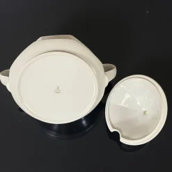 Pamono Porcelain Fish Service with Soup Tureen and Bowl by Winterling Marktleuthen, Bavaria, Germany, 1970s, Set of 15><noscript><img width=