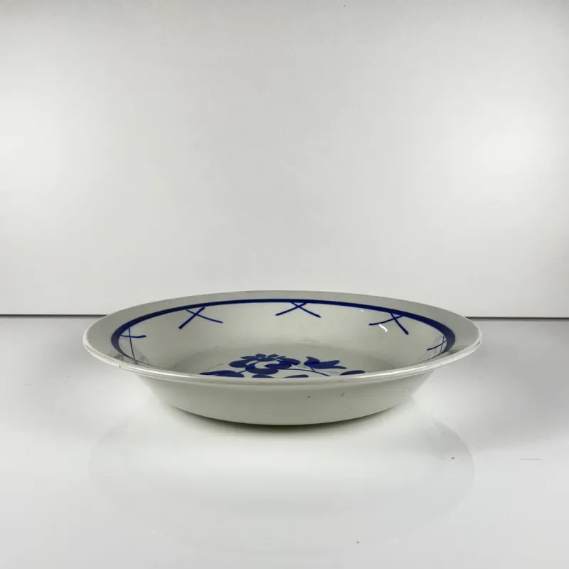 Pamono Porcelain Fontainebleau Salad Bowl from Gien, 1920s
