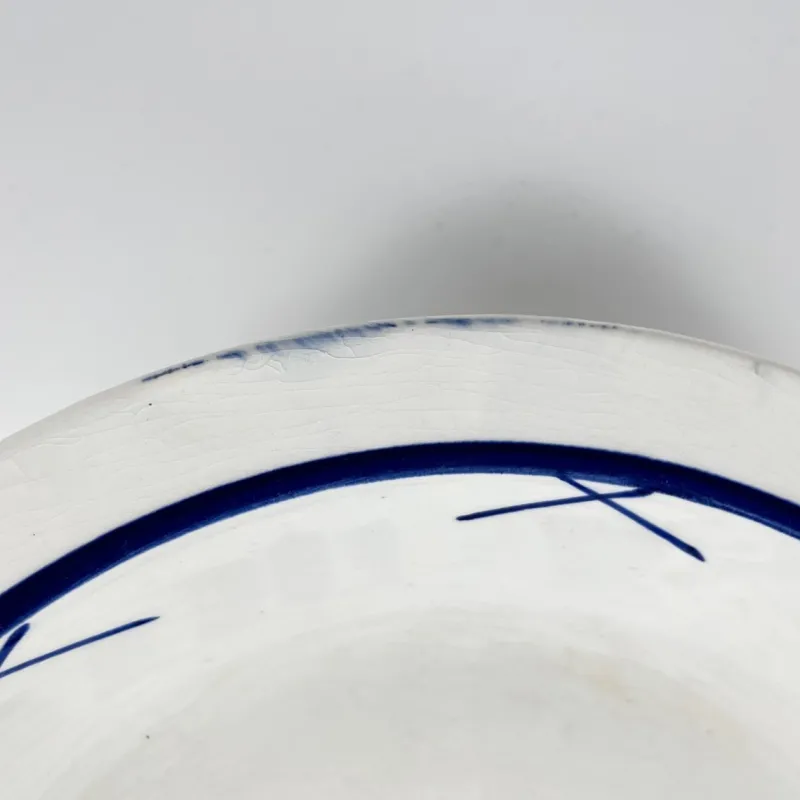 Pamono Porcelain Fontainebleau Salad Bowl from Gien, 1920s