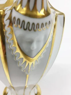 Sale Pamono Porcelain Grecque Coffee & Sugar Box from Fürstenberg, Athena, Set of 2