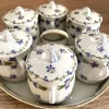 Pamono Porcelain Limoges Cream Pots by Théodore Haviland, 1900, Set of 6> Serving Dishes