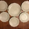 Pamono Porcelain Mitterteich Cymbal Set, 1940s, Set of 6> Dinner Plates & Bowls