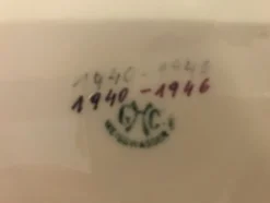 Pamono Porcelain Plate from Weisswasser GCH, 1940s><noscript><img width=