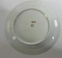 Clearance Pamono Porcelain Plates and Sauce Boat Fish Decoration from Limoges, 1980s, Set of 13