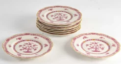 Pamono Porcelain Plates by Theodore Haviland, Set of 9> Dinner Plates & Bowls