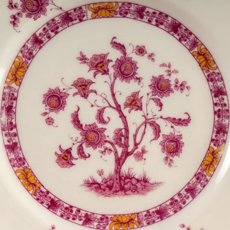 Pamono Porcelain Plates by Theodore Haviland, Set of 9> Dinner Plates & Bowls