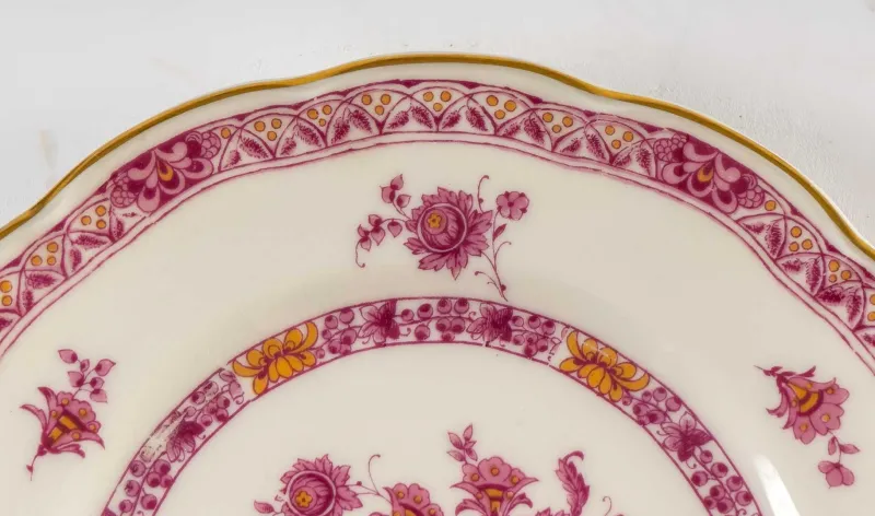 Pamono Porcelain Plates by Theodore Haviland, Set of 9> Dinner Plates & Bowls
