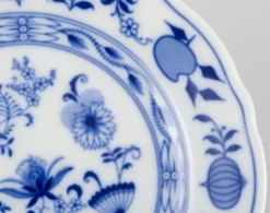 Pamono Porcelain Plates in Blue Onion Pattern, Bavaria, Germany, Set of 12><noscript><img width=