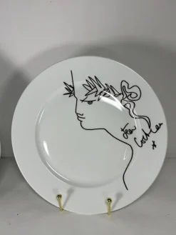 Clearance Pamono Porcelain Plates Jean Cocteau for Limoges, France, 1960s, Set of 4