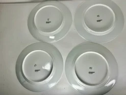 Clearance Pamono Porcelain Plates Jean Cocteau for Limoges, France, 1960s, Set of 4