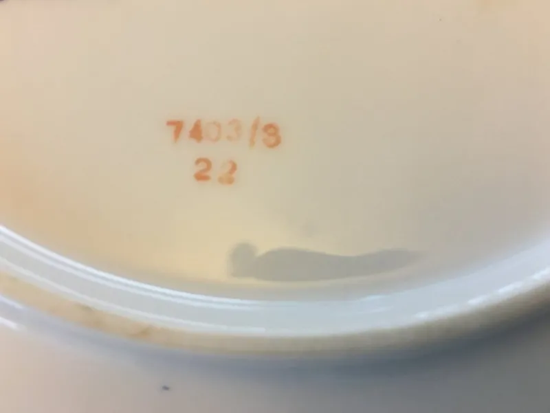 Clearance Pamono Porcelain Platter by F. Thomas, 1900s