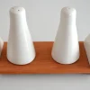 Pamono Porcelain Salt & Pepper Set by Peter Müller for Sgarfo Modern, 1960s> Salt & Pepper Shakers