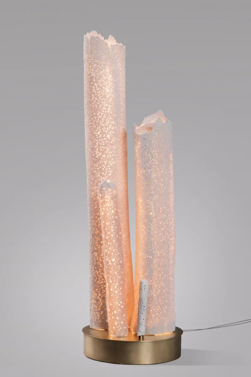 Pamono Porcelain Sculpted Table Lamp by Ludovic Clément d'Armont> Table Lamps
