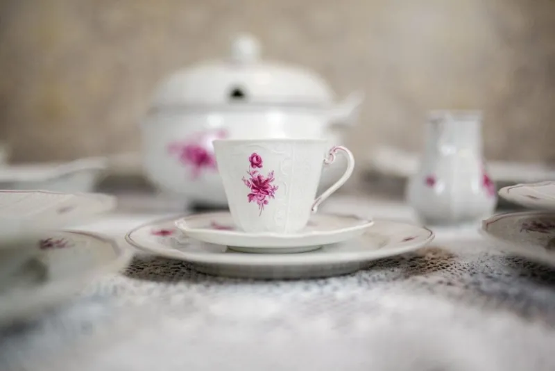 Pamono Porcelain Service from Fürstenberg, West Germany, 1960s, Set of 69> Coffee & Tea Service