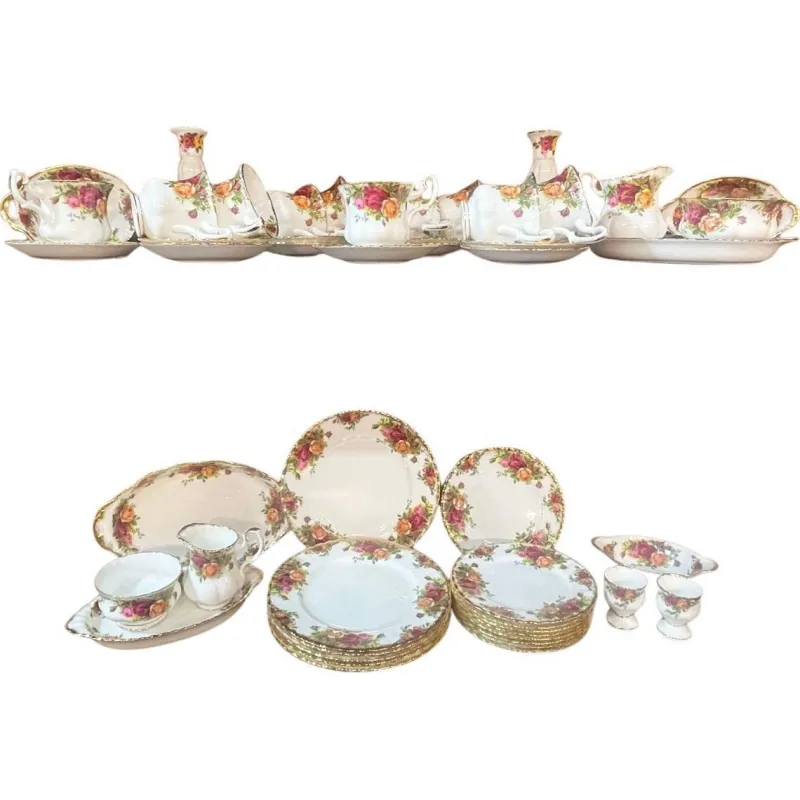 Pamono Porcelain Set by Royal Albert, 1960s, Set of 36> Coffee & Tea Service