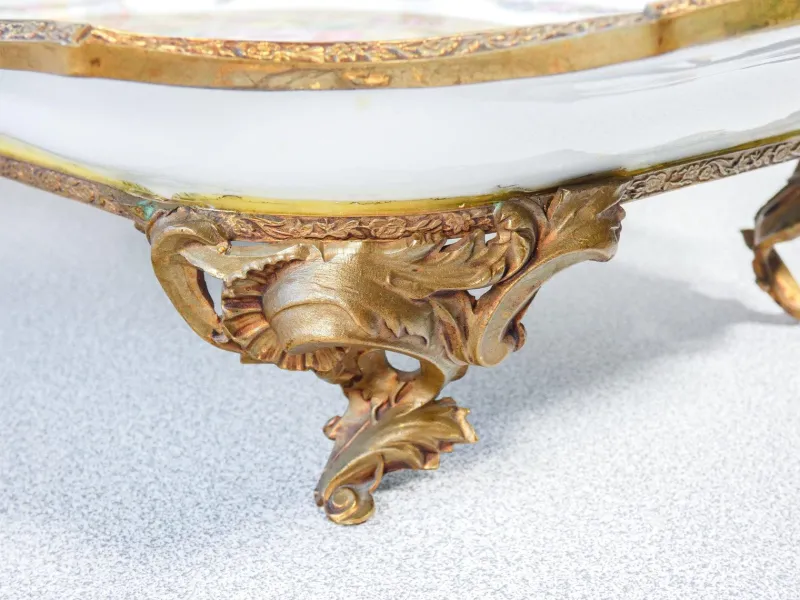 Discount Pamono Porcelain Stand from Vieux Limoges