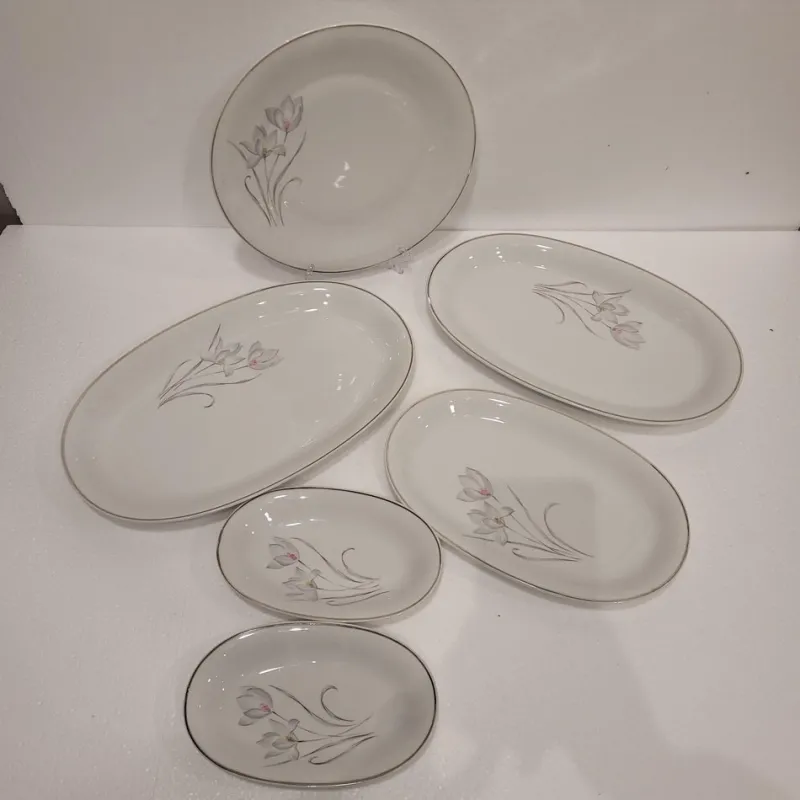 Clearance Pamono Porcelain Tableware Flowers from Eschenbach, Germany, 1950s, Set of 55