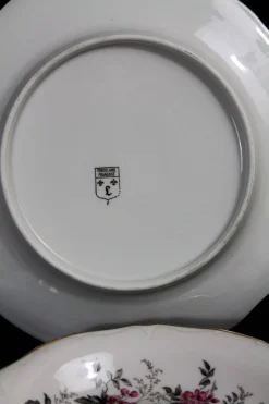 Pamono Porcelain Tableware, Limoges, France, 1950s, Set of 56><noscript><img width=