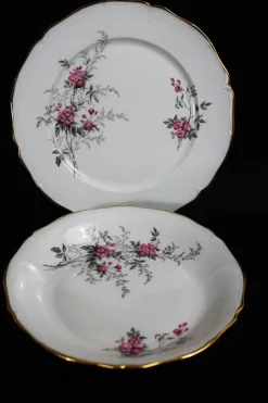 Pamono Porcelain Tableware, Limoges, France, 1950s, Set of 56><noscript><img width=