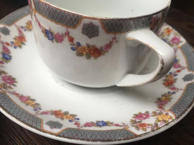 Sale Pamono Porcelain Tea / Coffee Service for 10 People, 1911-1927, Set of 25